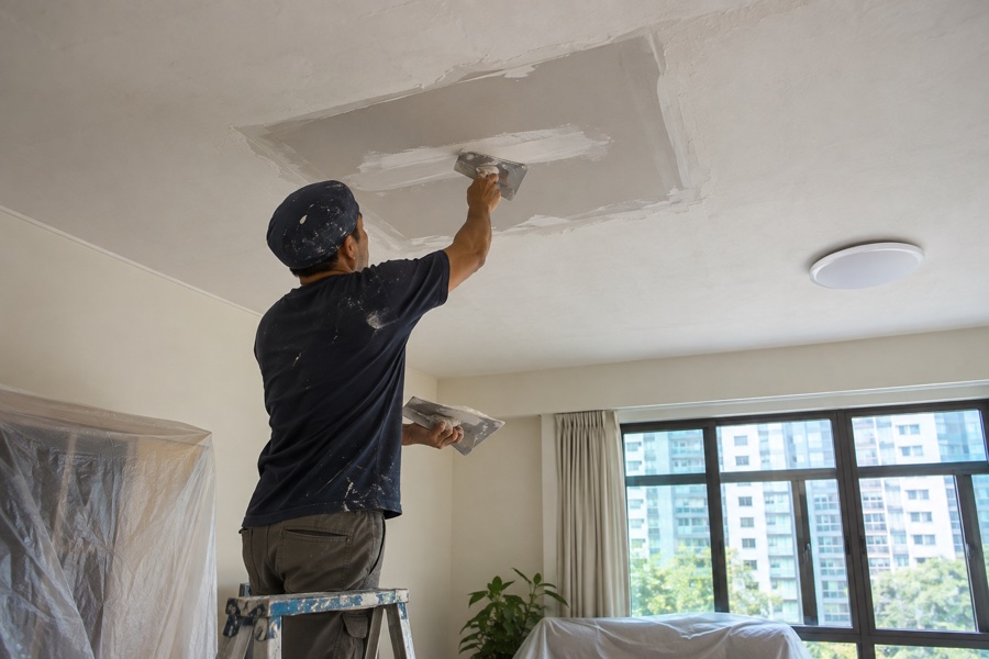 false ceiling repair 05 service work and finished interior