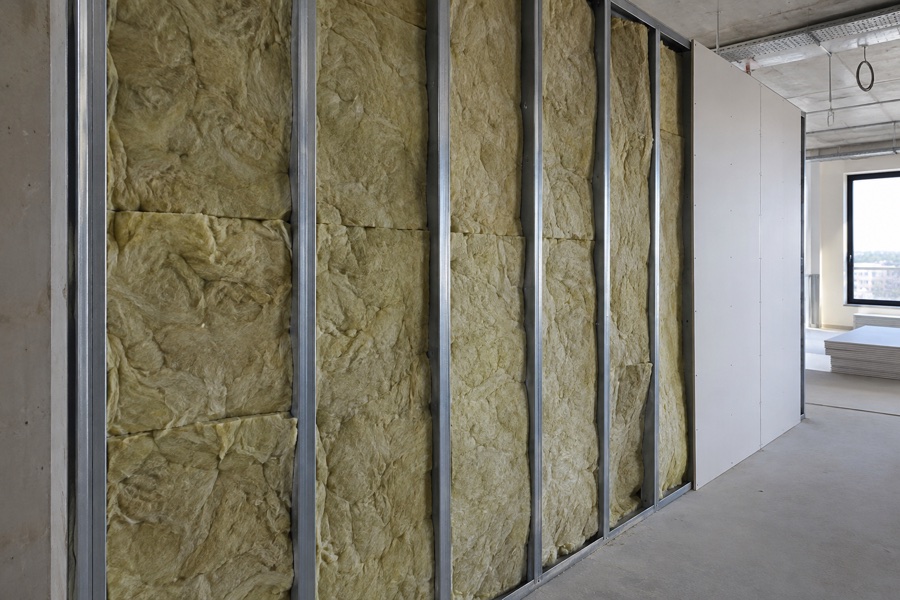 office drywall partitions 03 service work and finished interior