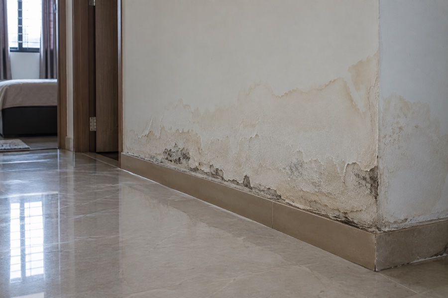 partition wall repair 03 service work and finished interior